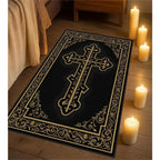 Handmade Christian Cross Rug