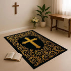 Handmade Christian Cross Rug