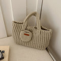 Handmade Crochet Tote Bag – Soft Knitted Everyday Handbag