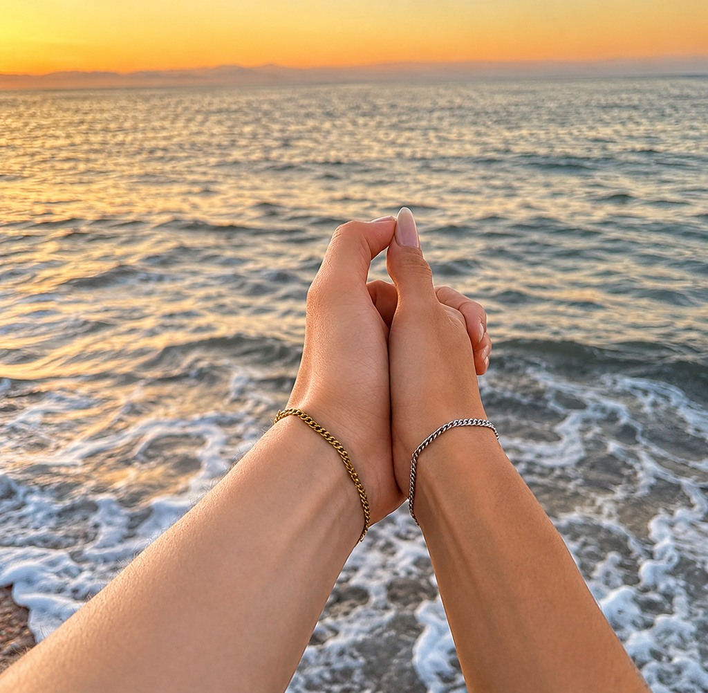 Tethered Heart Bracelet Kit — DIY Matching Bracelets for Couples